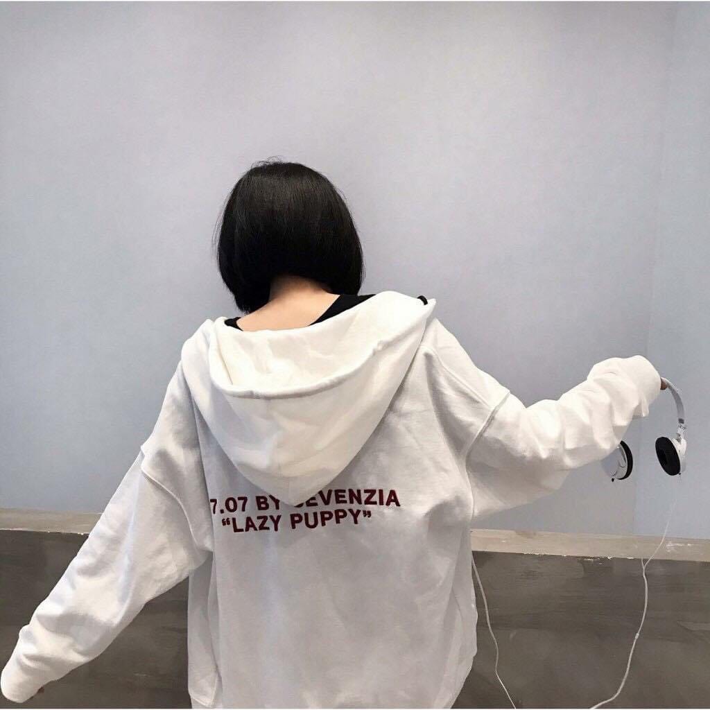 [Video Thật] Áo Khoác Nỉ Thêu 07.07 Lazy.Puppy Ulzzang 🌟 Áo khoác áo hoodies zip nỉ bông khoá kéo Unisex | BigBuy360 - bigbuy360.vn
