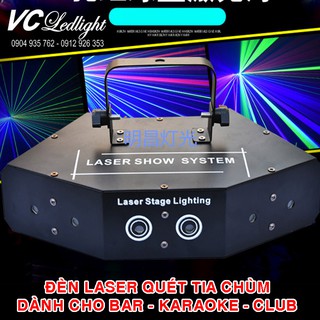 ĐÈN LASER SÁU MẮT QUÉT TIA