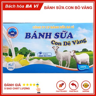 Bánh Sữa Dê Ba Vì Con Dê Vàng 200g