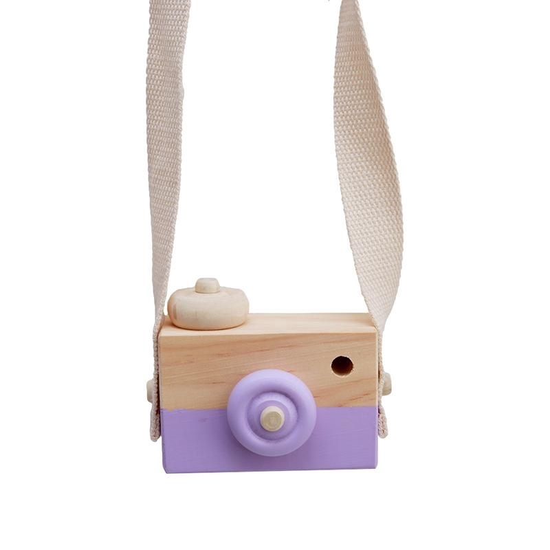 Máy ảnh đồ chơi bằng gỗ cho bé