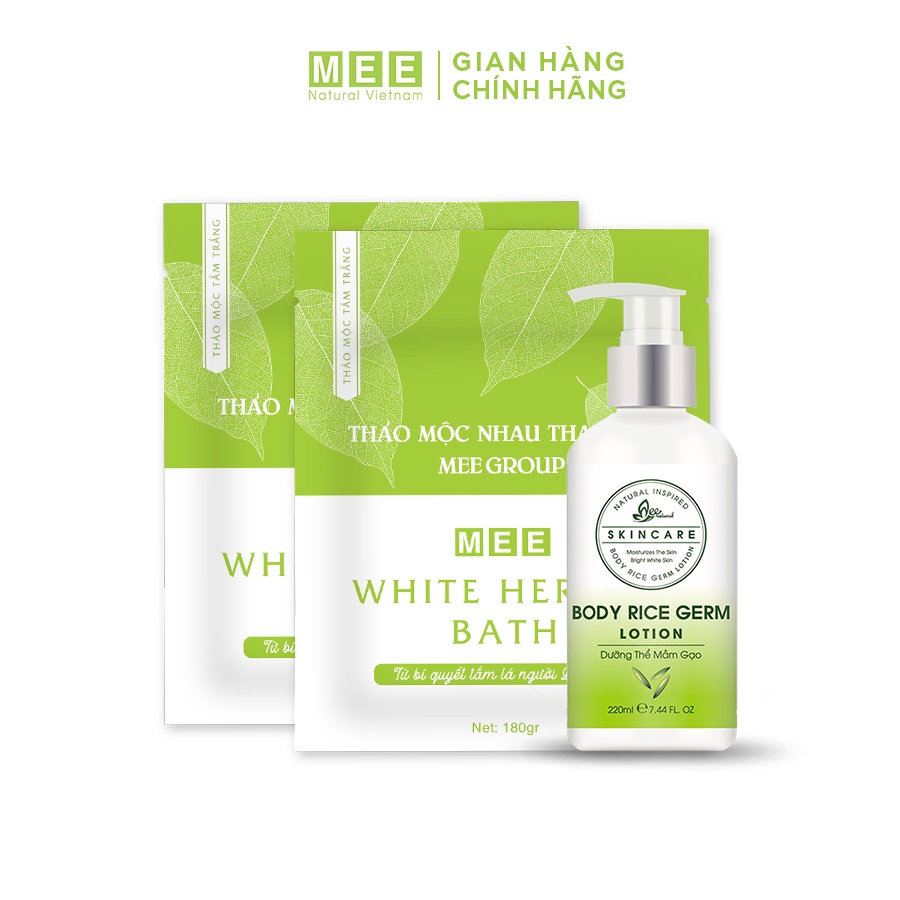 Combo Dưỡng Trắng Toàn Thân MEE NATURAL Nhận Ngay Quà Tặng