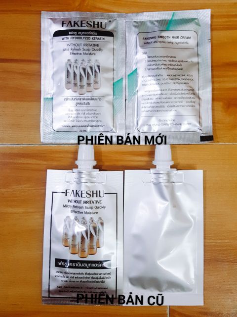 KEM Ủ TÓC FAKESHU SIÊU PHỤC HỒI THÁI LAN DẠNG GÓI 20ML