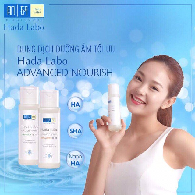 Dung dịch dưỡng ẩm tối ưu Hada Labo Advanced Nourish Lotion dùng cho da dầu 100ml