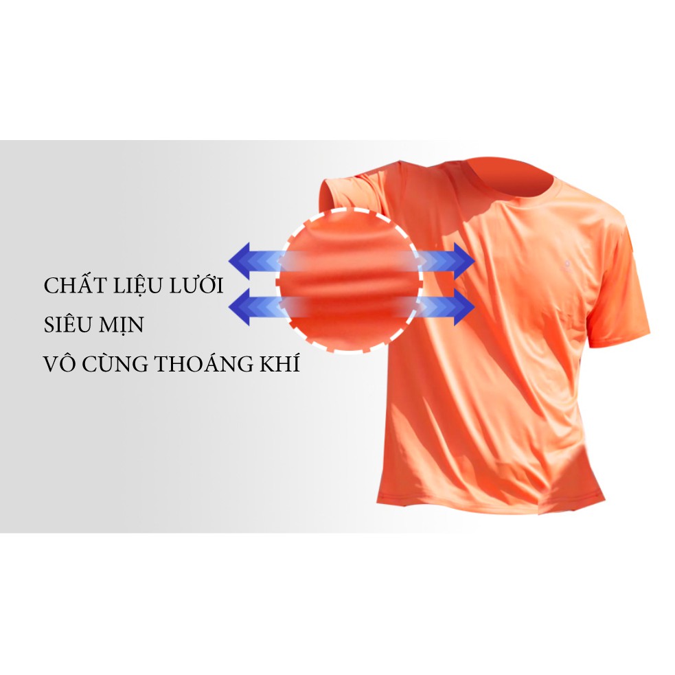 ÁO THUN NAM CHẠY BỘ MONCROSS SWITZERLAND TAY NGẮN VẢI LƯỚI CO GIÃN SIÊU NHẸ