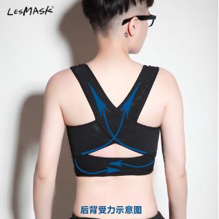 Kéo Corset Thoải Mái Nhựa Ngực LES MẶT NẠ Toàn Bộ Co Giãn Corset Ngắn tt Áo Ngực Thể Thao Chống Sốc Lớn Giảm Ngực Lớn Nhỏ Lớn Lớn Ngực Nhỏ Đẹp Trai T