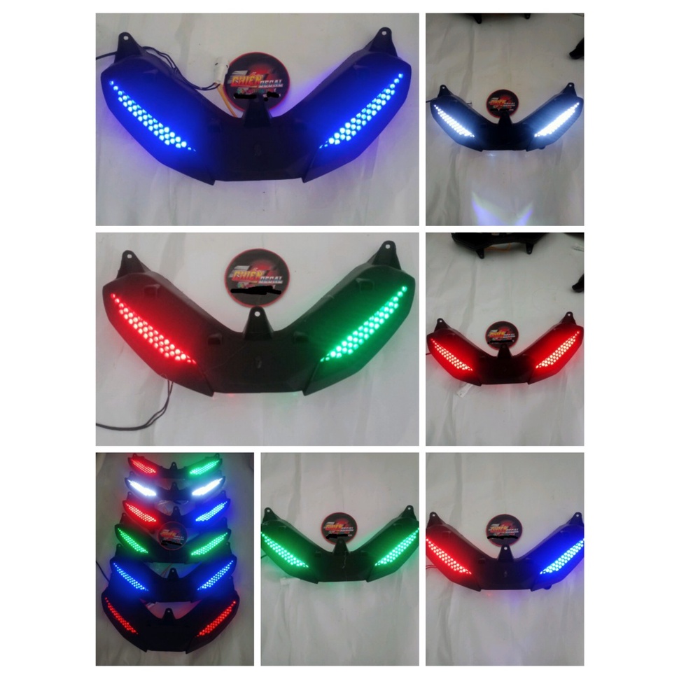 Audi lưới tổ ong dành cho exciter 150.có đèn làm hoàn chỉnh,zắc cắm như zin.