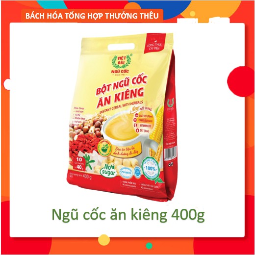 Bột ngũ cốc ăn kiêng Việt Đài bịch 400g 10 gói x 40g