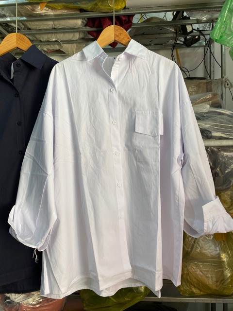 Sơ mi thô nắp túi mã 033 - hàng QC ảnh thật | BigBuy360 - bigbuy360.vn