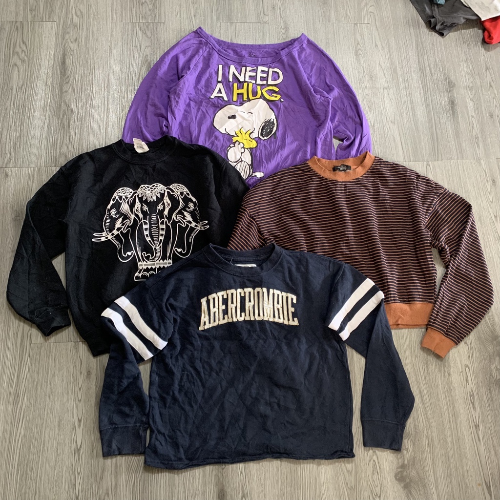 Áo sweater trẻ em 2hand , áo phông giữ ấm cho trẻ - giao mẩu nhẫu nhiên.