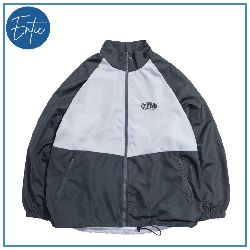 [ Kèm video] Áo Khoác Jackets Dù Mặc Cặp Form Rộng Chữ 7ZIA 2022- Chống Nắng Phong Cách Đường Phố