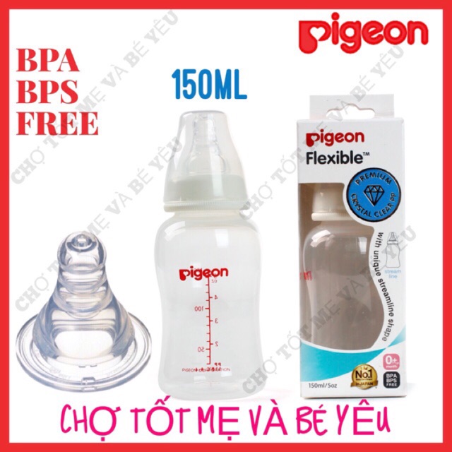 BÌNH SỮA PIGEON STREAMLINE 150ML