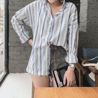 🌹Sơ mi sọc pha màu🌹