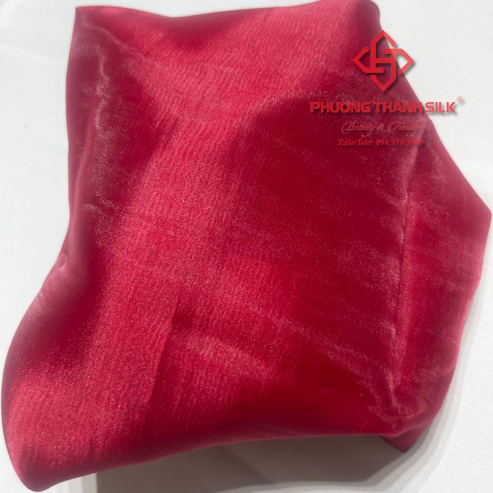 Vải Voan Kiếng Cát Chất Vải Cứng,Óng Ánh Hơi Đơ Nhẹ,Dùng May Hoa Vải,May Scrunchies, May Đầm Công Chúa PHƯƠNG THÀNH SILK