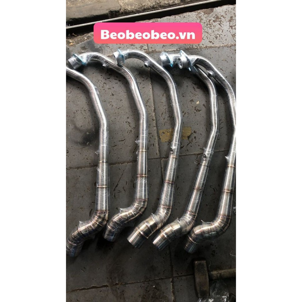 cổ pô độ winner 2 khúc inox 304