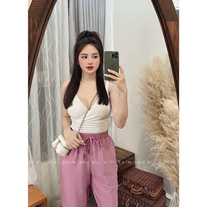 Maihuong ⚡️ÁO BA LOPX CHÉO NGỰC CHẤT LEN CHO NỮ