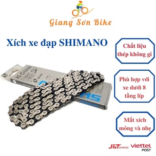 Xích xe đạp shimano, dây sên xe đạp thể thao chính hãng- giang sơn bike