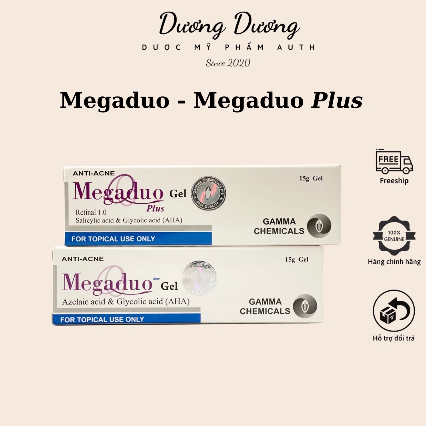 Megaduo và Megaduo Plus 15g Gel Ngừa Mụn, Giảm Thâm[Chính Hãng]