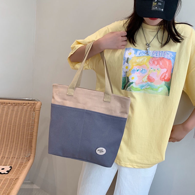 Túi Xách Nữ Vải Canvas Xinh Xắn