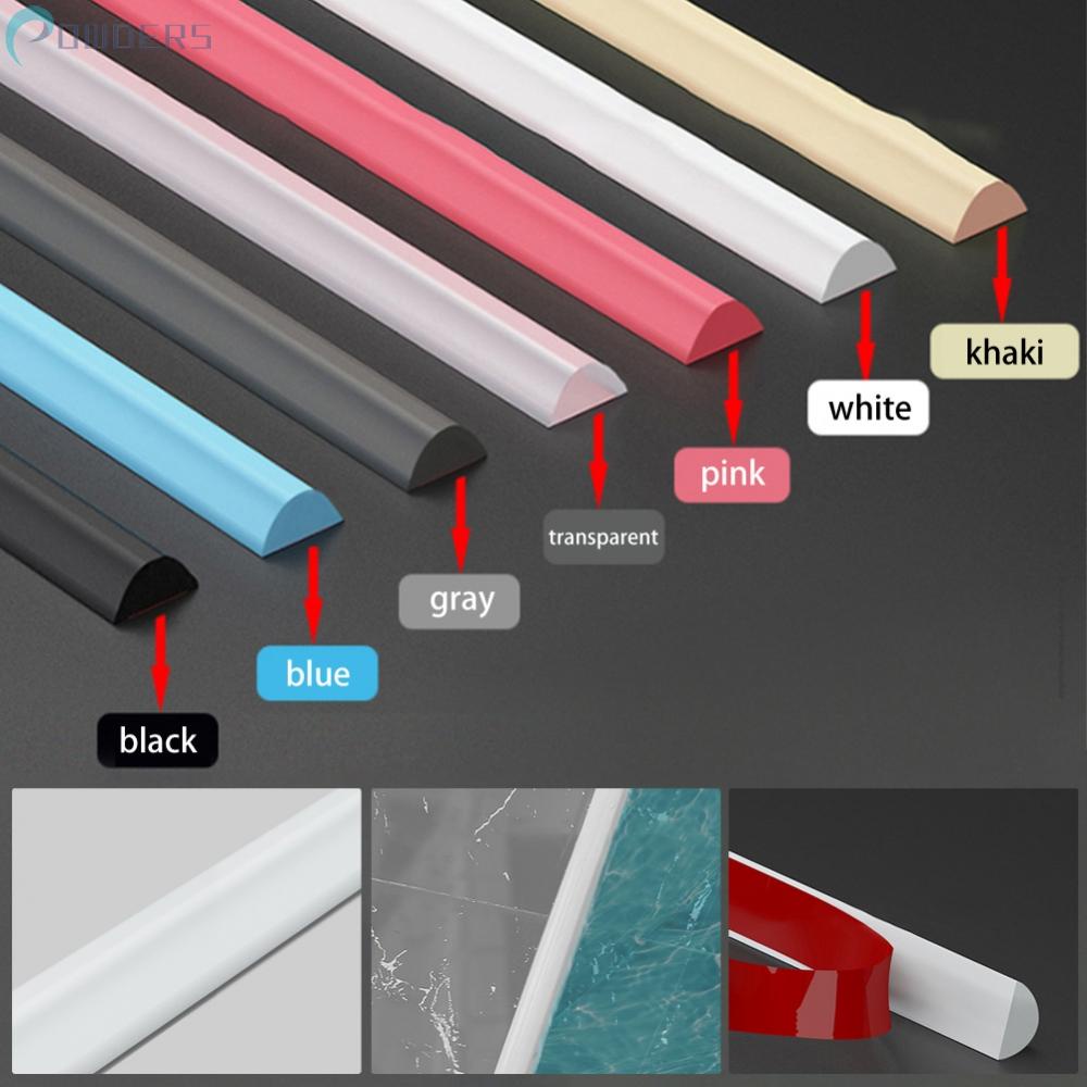 Viền Silicone Dán Niêm Phong Chống Tràn Nước Dành Cho Phòng Tắm