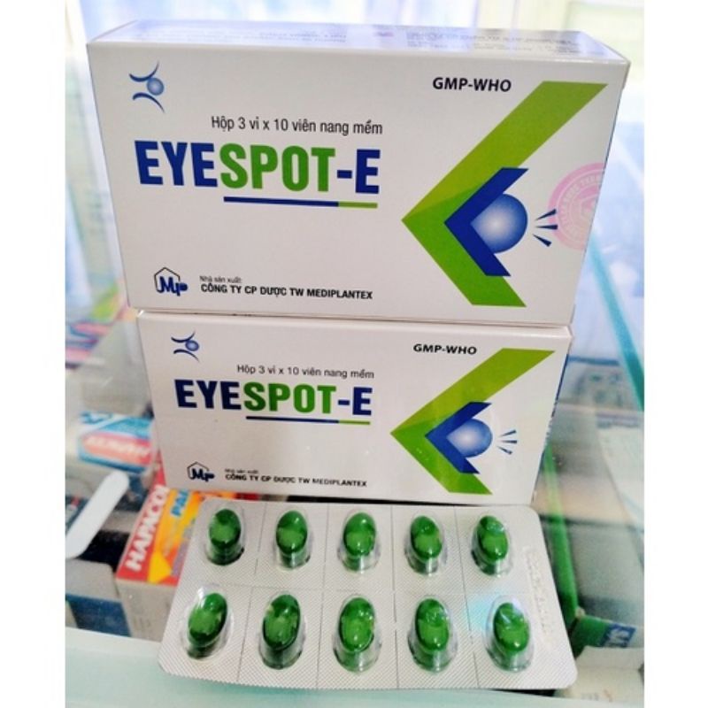 EYESPOT - E  Dùng cho người bị khô mắt, mỏi mắt, nhức mắt, giảm thị lực. Các bệnh liên quan đến thị lực...