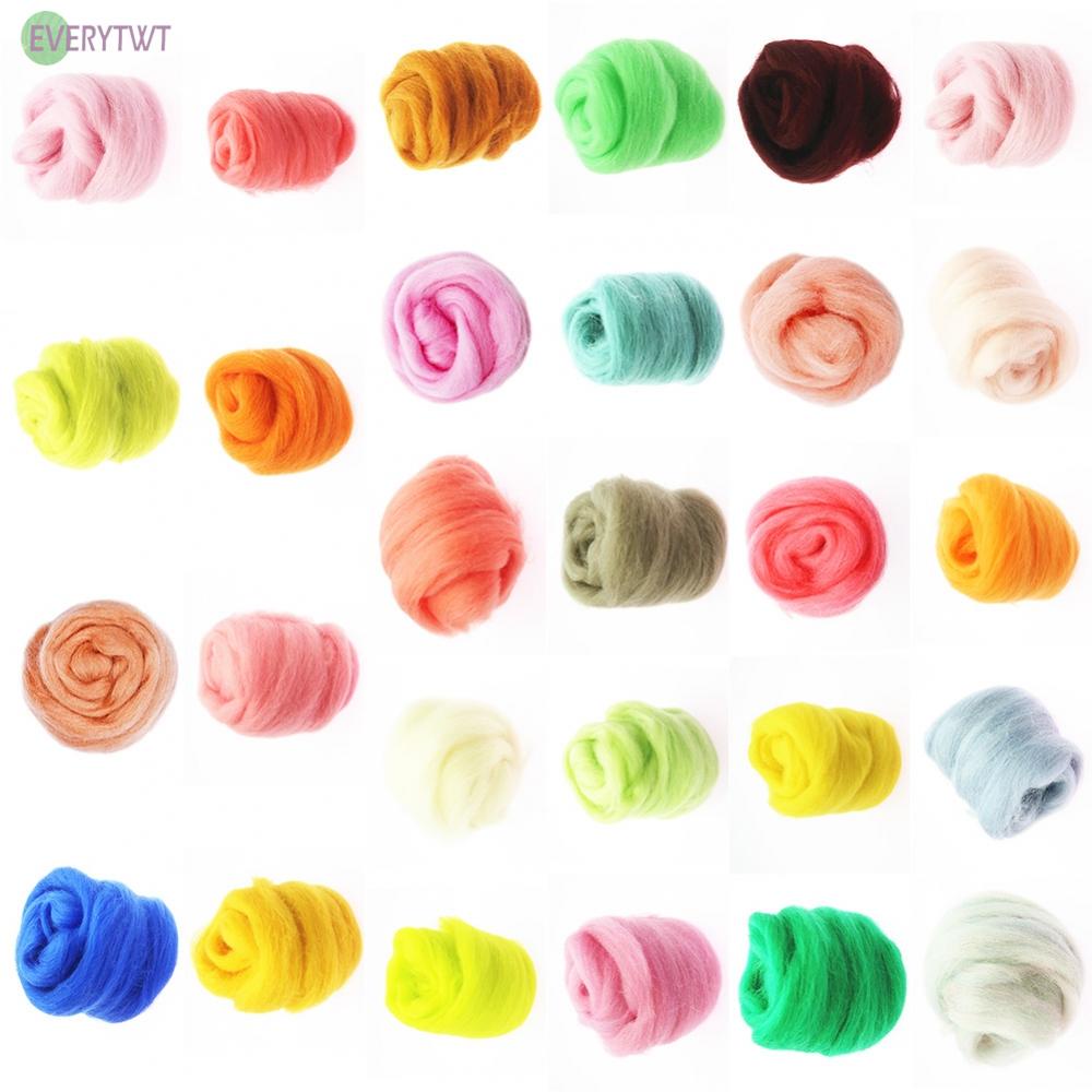 Needle Felting Wool New DIY Carded Wool Spinning Wet Felting Wonderful@New