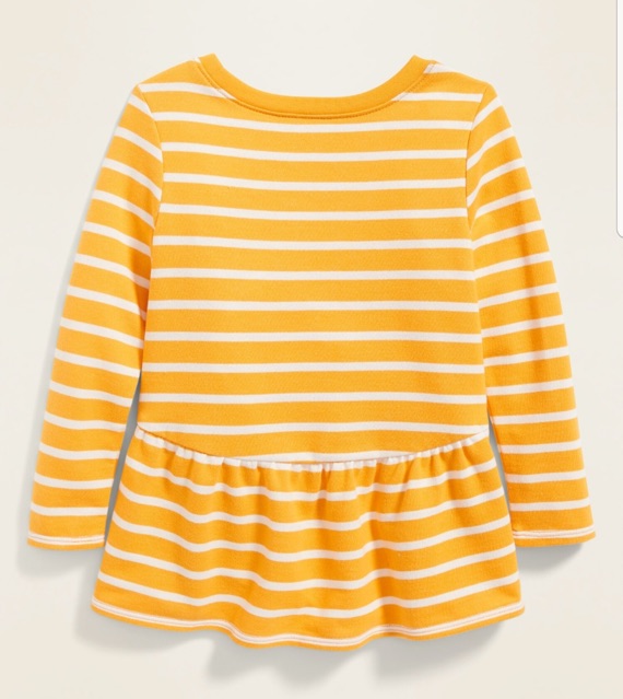 Áo dài tay bé gái chất thun len