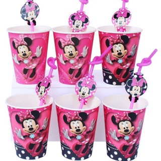 Set 6 ly chủ đề trang trí bàn tiệc sự kiện sinh Nhật cho bé trai gái( không kèm ống hút)