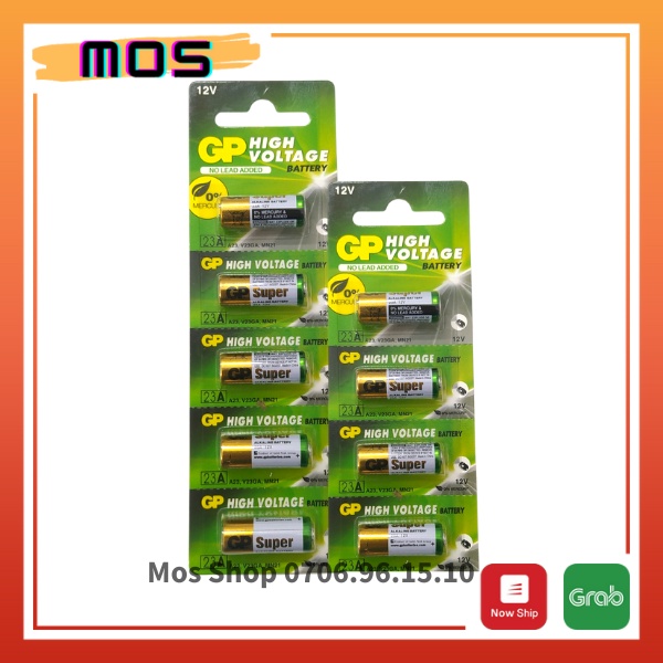 [Vỉ 1 viên] Pin Gp ⚡⚡ giao hàng 2 h⚡⚡ dùng trong chuông báo hoặc remote Mos Shop