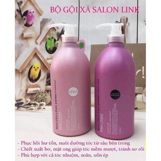 Bộ dầu gội + xả salon link extra nhật bản gồm 2 chai mỗi 1 chai 1 lít