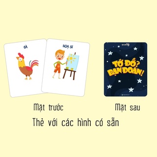 [LIFEM256 - 12% đơn 99K] Set đồ chơi tư duy logic, 6-10 tuổi, TỚ ĐỐ BẠN ĐOÁN, Hộp Háo Hức