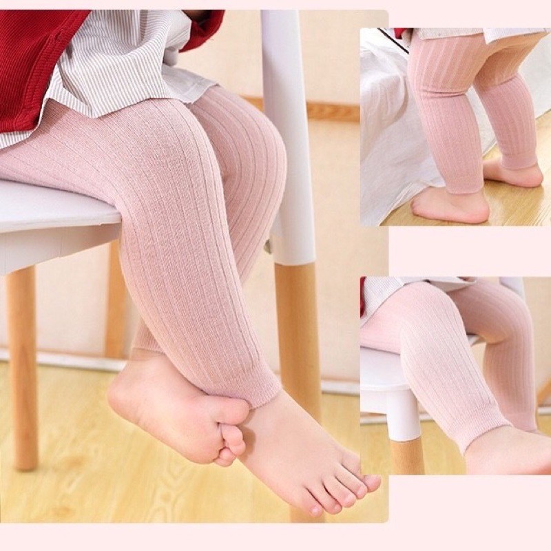 Quần legging QCCC chất liệu len gân co giãn 4 chiều cho bé từ sơ sinh đến 3 tuổi