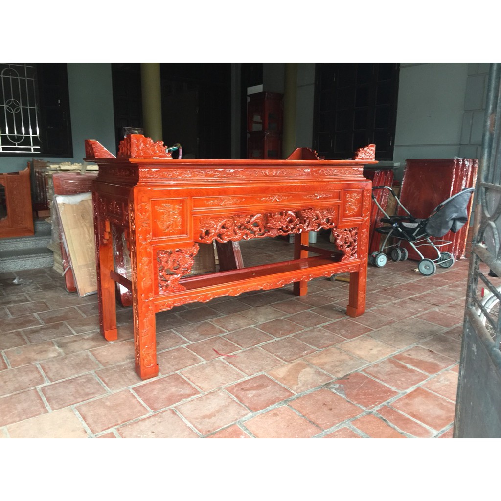 Án gian thờ gỗ thông đức nhập khẩu