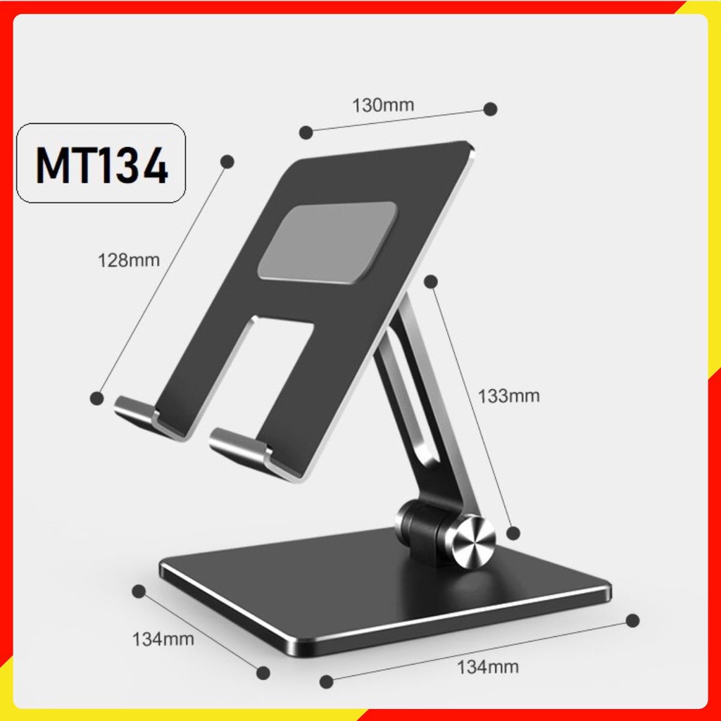 Giá đỡ điện thoại, iPad, Máy tính bảng tablet (MT134, MT135) cho ipad, iphone, galaxy tab bằng hợp kim nhôm chắc chắn.
