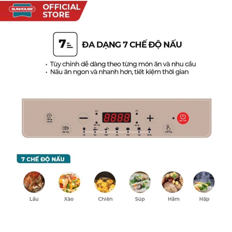 Bếp điện từ SUNHOUSE SHD6149