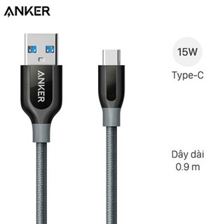 Dây sạc a8168 type c 3.0 anker