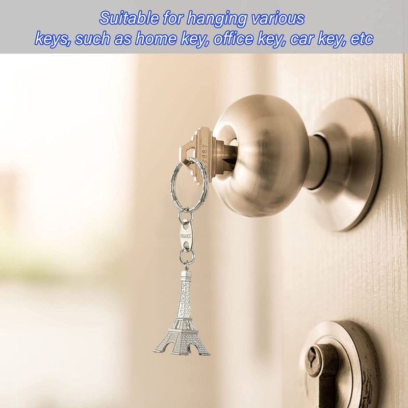 Móc Khóa Hình Tháp Eiffel Vintage