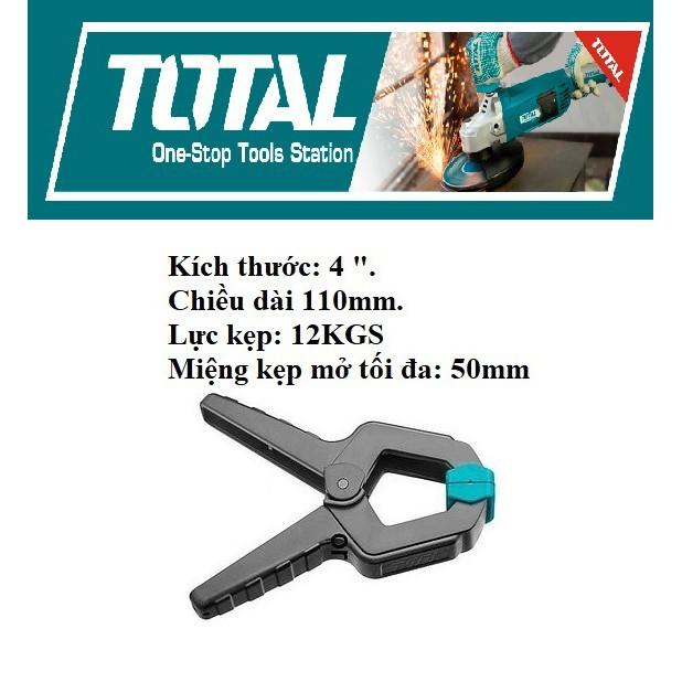 Kẹp lò xo 15KGS TOTAL, kẹp chữ A kích thước 4-6'' lực kẹp 15kg miệng kẹp 50-68mm, Bh 6 tháng  Kouritsu Official Store