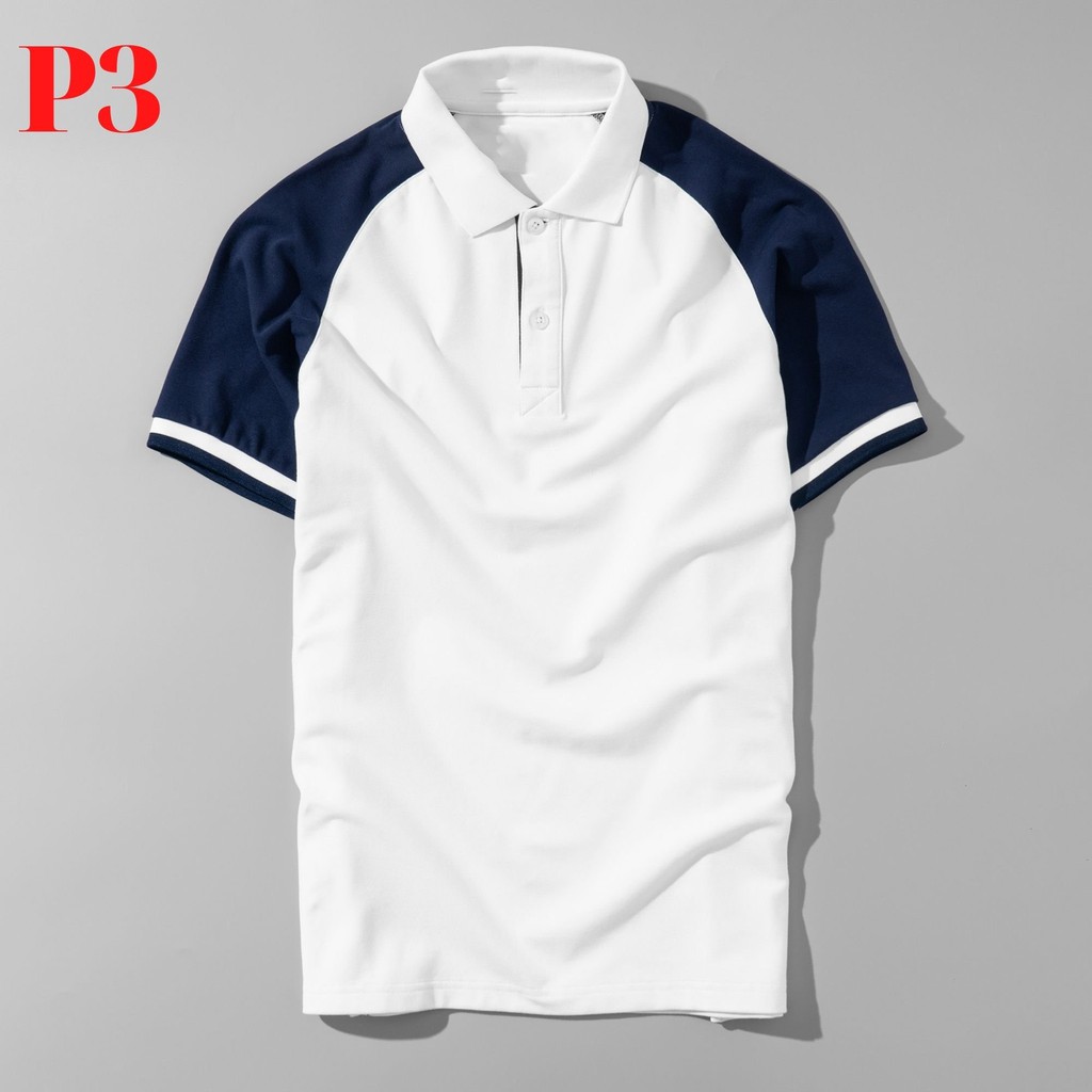 Áo POLO Nam Cổ Bẻ Trơn Vải Cá Sấu cvc Dáng Suông Cộc Tay Phong Cách Hàn Quốc | BigBuy360 - bigbuy360.vn