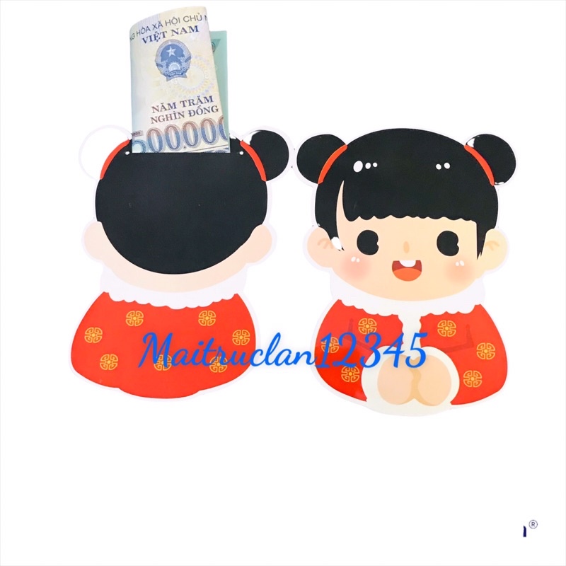 Bao Lì xì Chibi năm mới 2022 ( được chọn mẫu)