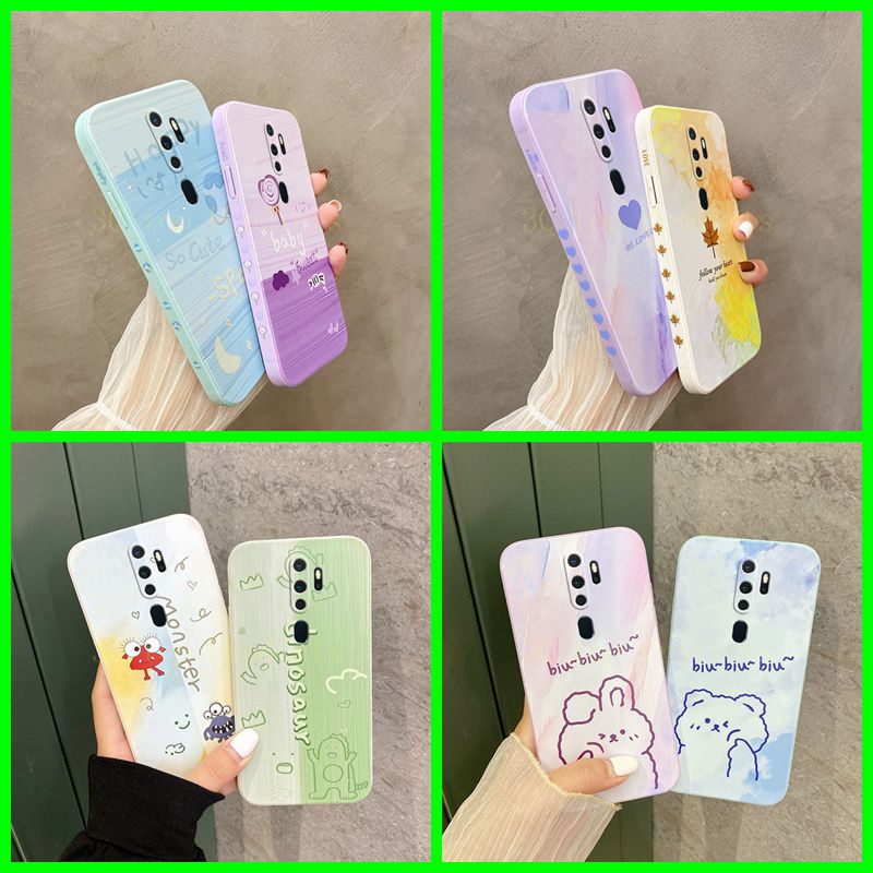 Ốp lưng OPPO A9 2020 ốp lưng OPPO A5 2020 Ốp Điện Thoại tpu Họa Tiết Tranh Sơn Dầu Sáng Tạo Ốp Lưng OPPO A5 A9 2O20