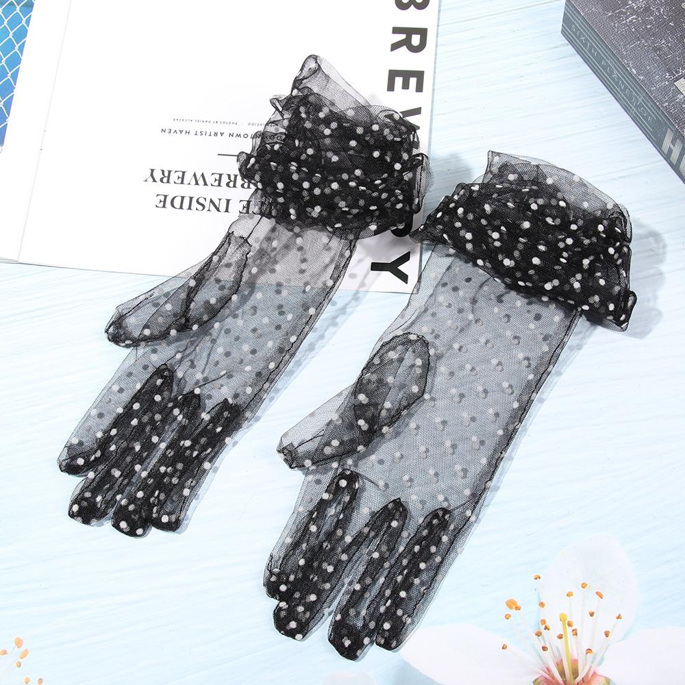 Găng Tay Ren Lưới Siêu Mỏng Thời Trang Mùa Hè Cho Nữ