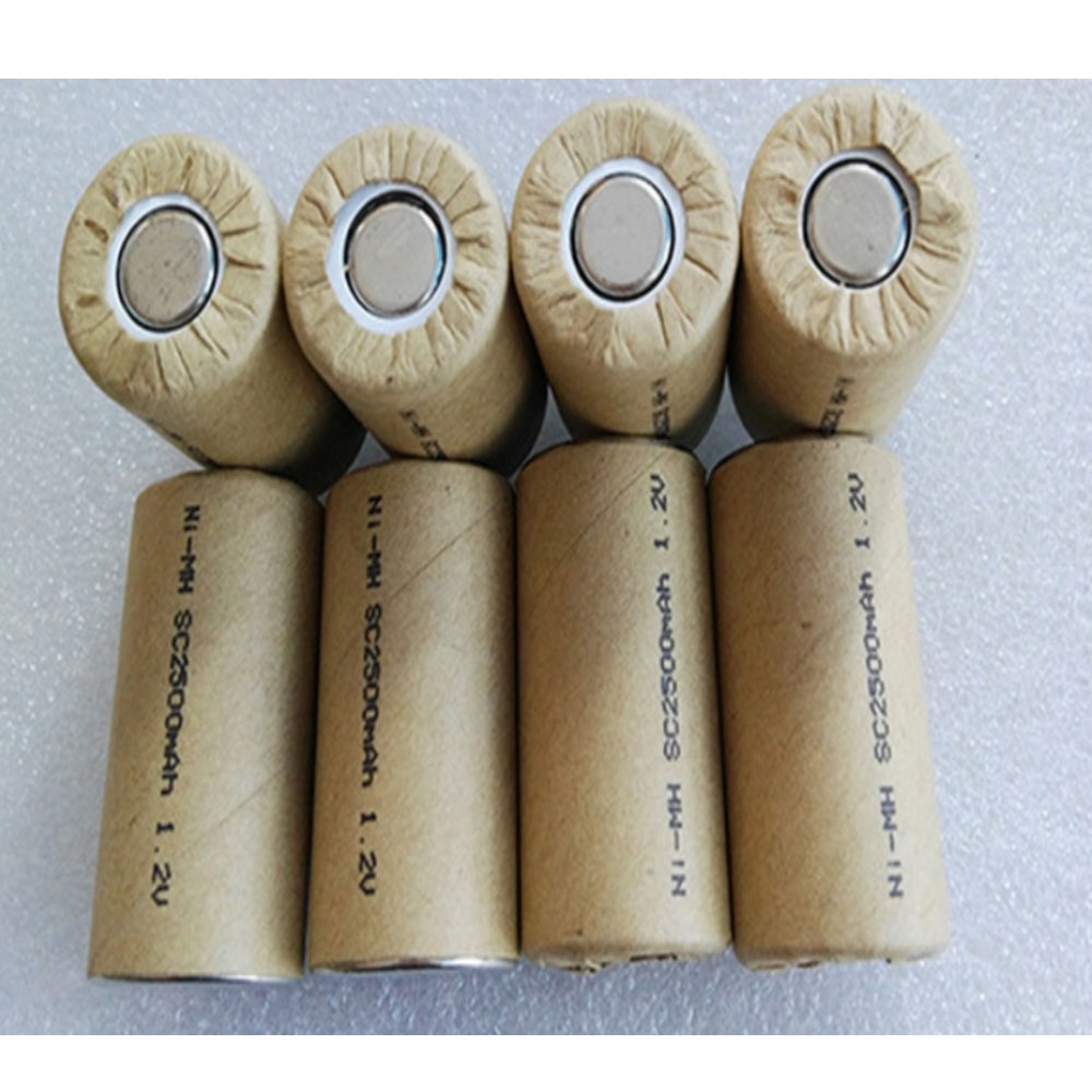 Pin NiCd NiMh SC dòng xả 10-15C dành cho pin máy khoan, máy cắt, công cụ tốc độ cao dung lượng 1200mAh...3000mAh