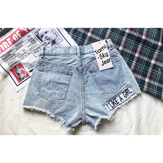 QUẦN ĐÙI JEANS RÁCH THỜI TRANG