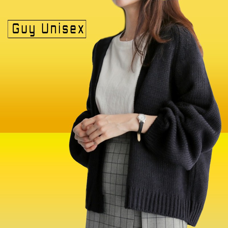 Áo khoác cadigan len dày dặn (Ảnh thật,Video)