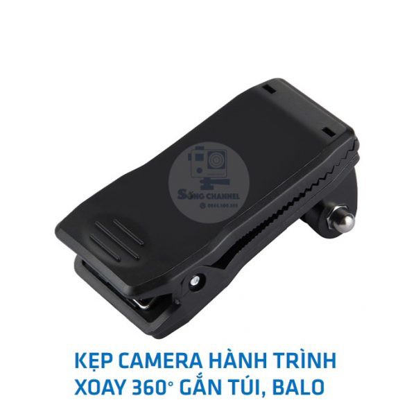 Kẹp Camera Hành Trình 360 Độ Gắn Túi, Balo