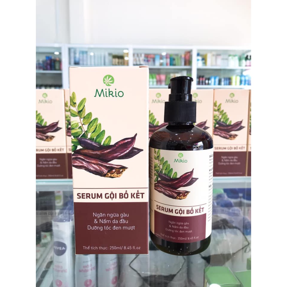 Dầu Gội Dạng Serum Bồ Kết MIKIO CHÍNH HÃNG CTY