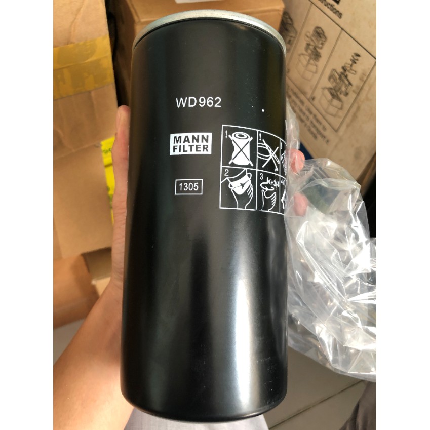 Lọc dầu W962 MANN - Dùng cho máy nén khí