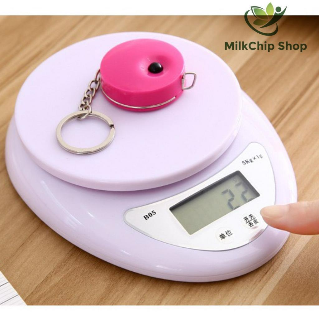 Cân điện tử mini Electronic Kitchen Scale, cân điện tử nhà bếp cân thực phẩm 5kg A035