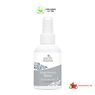 Xịt giảm đau tầng sinh môn trước và sau sinh EARTH MAMA HERBAL SPRAY 120ml.