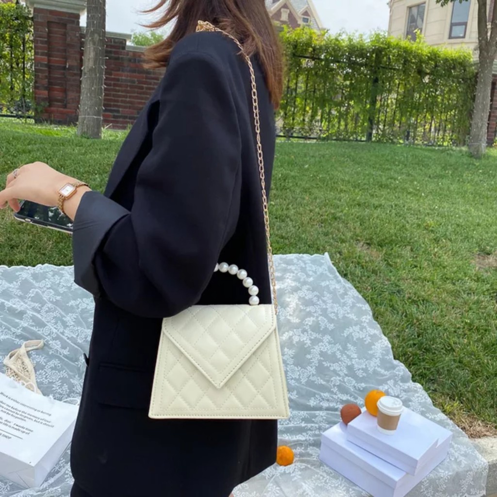 [Mã WAMT2405 giảm 10K đơn 0K] Túi xách nữ đẹp đeo chéo quai ngọc nhân tạo phong cách hàn quốc 88 STORE - TX006 | BigBuy360 - bigbuy360.vn